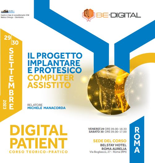 Roma – DIGITAL PATIENT – corso teorico-pratico